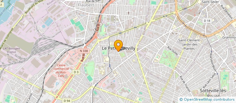 localisation de l'entreprise LA SOURCE GAROUSTE PETIT-QUEVILLY  LE PETIT-QUEVILLY