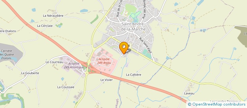 localisation de l'entreprise LA SOURCE LOIRE à SEVREMOINE