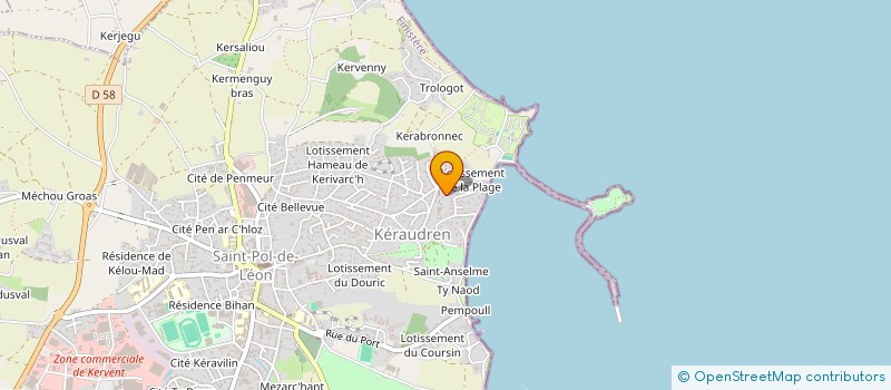 localisation de l'entreprise LA SOURCE (LS) à SAINT-POL-DE-LEON