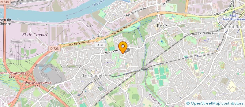 localisation de l'entreprise LA SOURCE MARINE à BOUGUENAIS