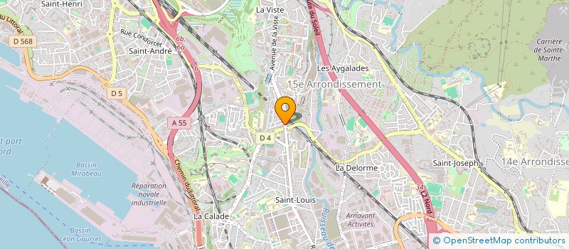 localisation de l'entreprise LA SOURCE MEDICALE à MARSEILLE