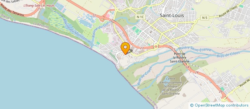 localisation de l'entreprise LA SOURCE RECYCLAGE  SAINT-LOUIS