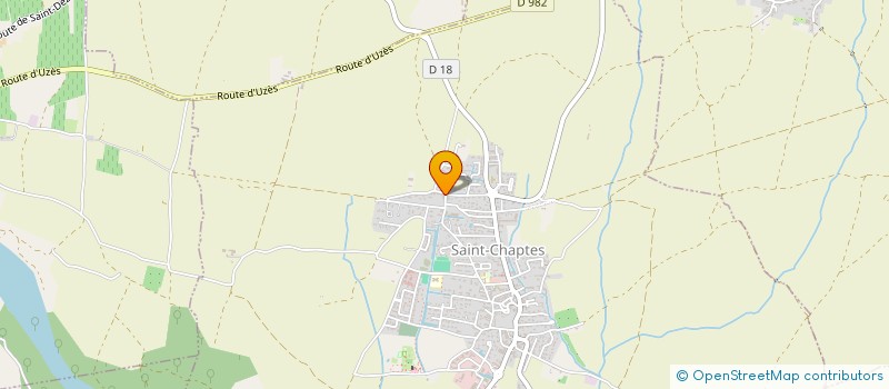 localisation de l'entreprise LA SOURCE ST-CHAPTOISE  SAINT-CHAPTES