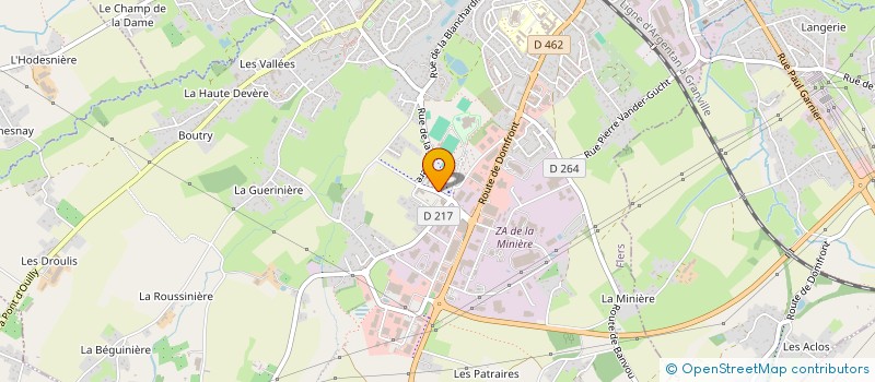 localisation de l'entreprise LA SOURCE VERTE à FLERS