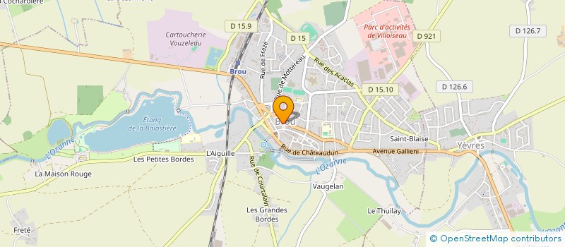 localisation de l'entreprise LA SOURIS DE BROU à BROU