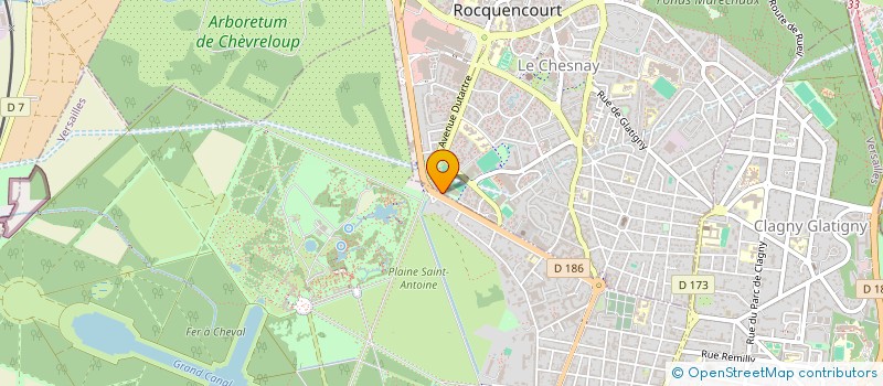 localisation de l'entreprise LA SOURIS VERTE à LE CHESNAY-ROCQUENCOURT