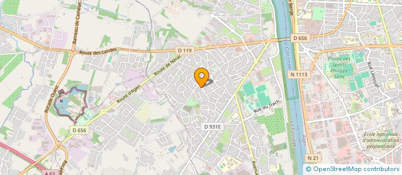 localisation de l'entreprise LA SOURIS VERTE  LE PASSAGE