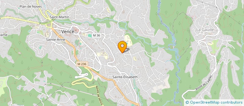 localisation de l'entreprise LA SOUSTA  VENCE