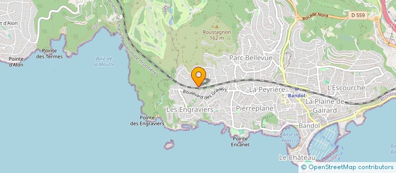 localisation de l'entreprise LA SOUSTO à BANDOL