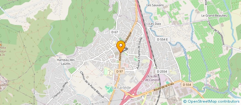 localisation de l'entreprise LA SOUSTO  LA FARLEDE