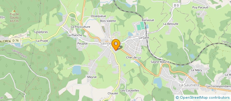 localisation de l'entreprise LA SOUTE à SAINTE-FEYRE