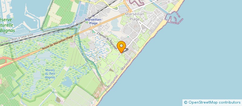 localisation de l'entreprise LA SPAGHETERIA à MARSEILLAN
