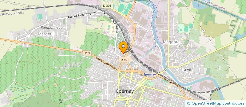 localisation de l'entreprise LA SPARNACIENNE  EPERNAY