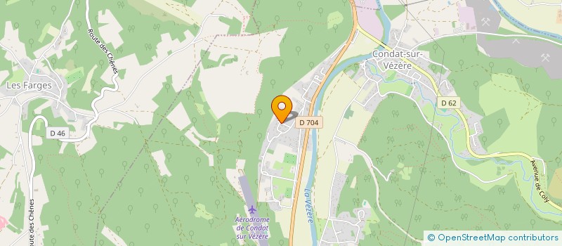 localisation de l'entreprise LA SPERANZA  CONDAT-SUR-VEZERE