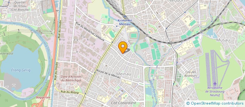localisation de l'entreprise LA SPETZI à STRASBOURG