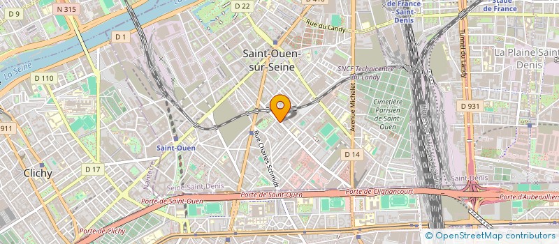 localisation de l'entreprise LA SPEZIA à SAINT-OUEN-SUR-SEINE