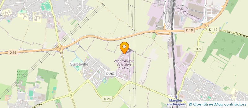 localisation de l'entreprise LA SPHERE à GUIBEVILLE