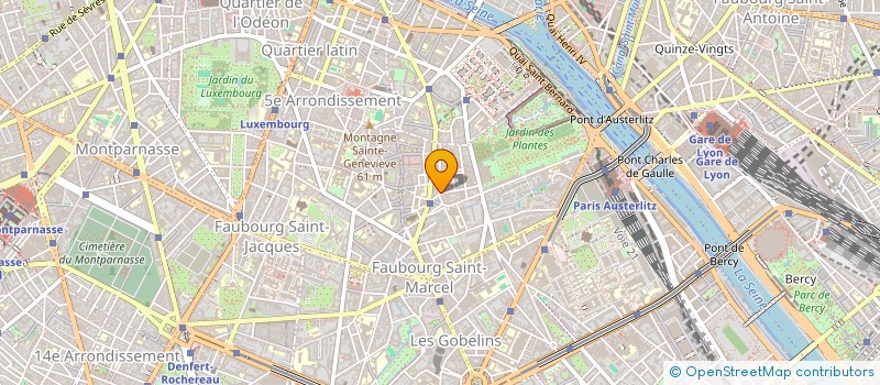 localisation de l'entreprise LA SPHERE BLEUE  PARIS