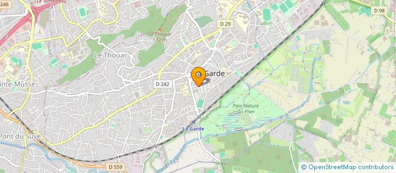 localisation de l'entreprise LA SPHERE G.DESSAGNES à LA GARDE