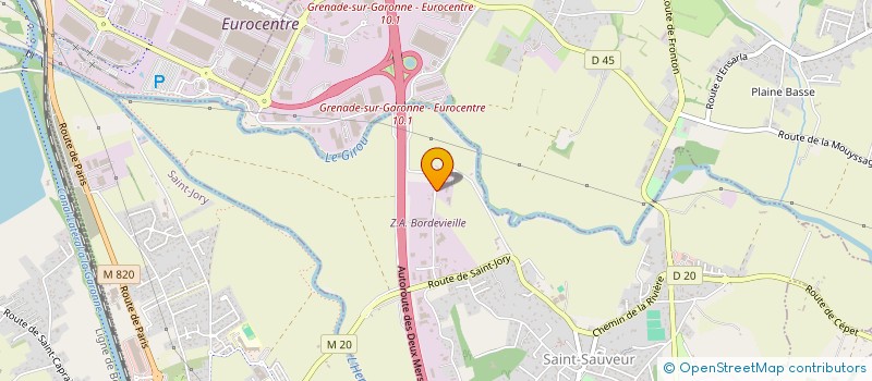 localisation de l'entreprise LA SPHERE LOCATION  SAINT-SAUVEUR