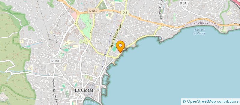 localisation de l'entreprise LA SPIAGGIA à LA CIOTAT