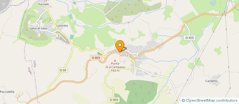 localisation de l'entreprise LA SPINA à SOTTA