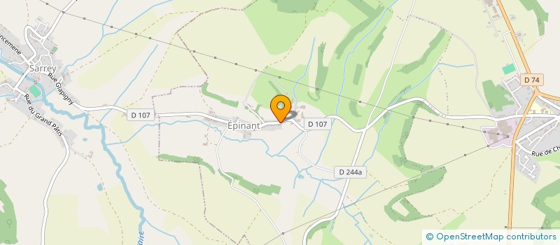 localisation de l'entreprise LA SPINANTAISE à VAL-DE-MEUSE