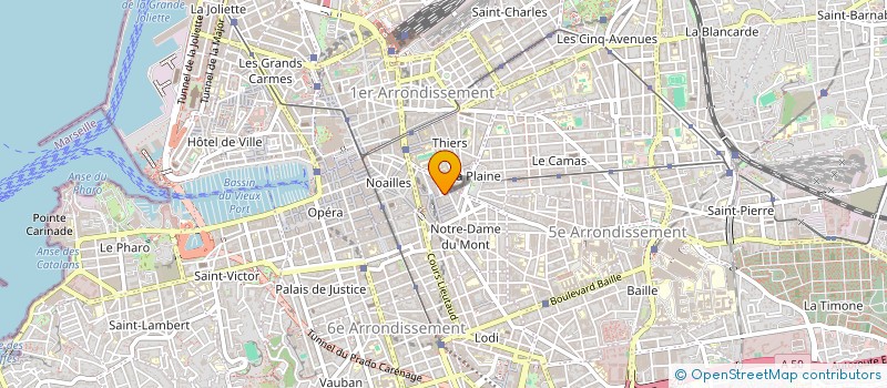 localisation de l'entreprise LA SPIRALE  MARSEILLE