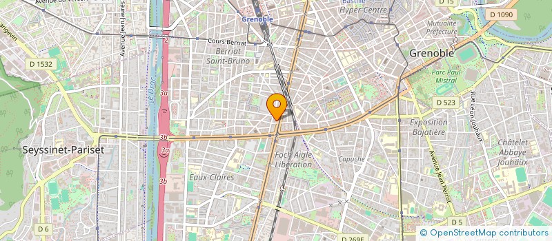 localisation de l'entreprise LA SPIRALE à GRENOBLE