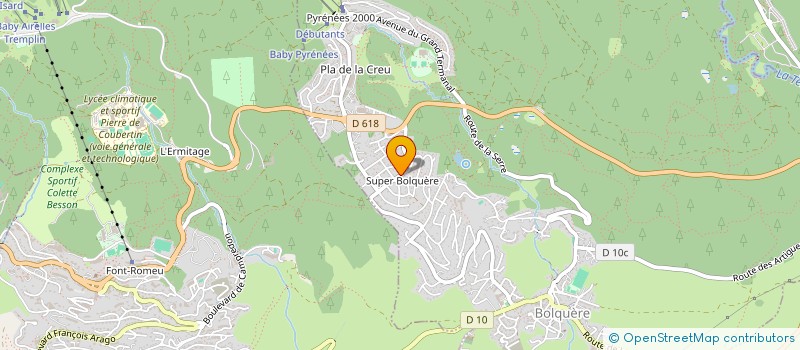 localisation de l'entreprise LA SPIRE  BOLQUERE