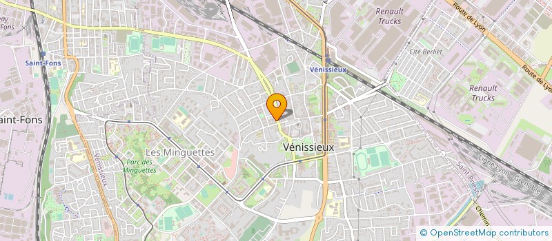 localisation de l'entreprise LA SPREZZATURA à VENISSIEUX