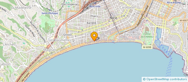 localisation de l'entreprise LA SQUADRA à NICE
