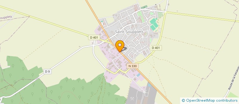localisation de l'entreprise LA SQUADRA à SAINT-SOUPPLETS