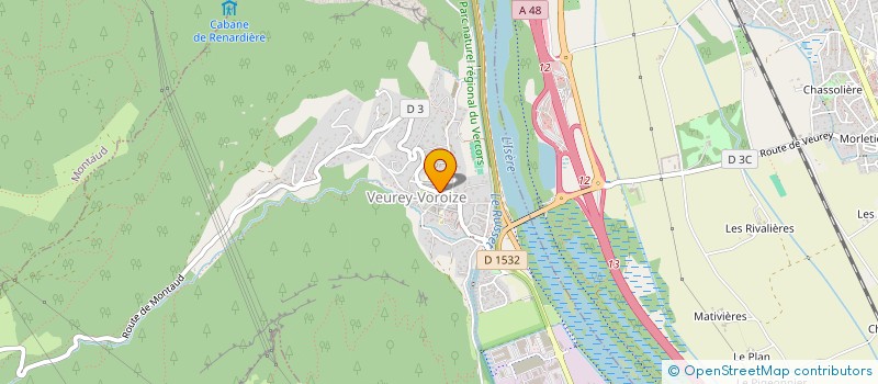 localisation de l'entreprise LA STAN  VEUREY-VOROIZE