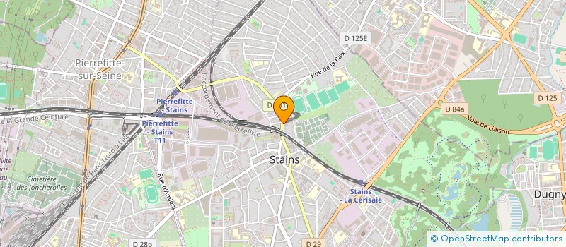 localisation de l'entreprise LA STANIENNE à STAINS