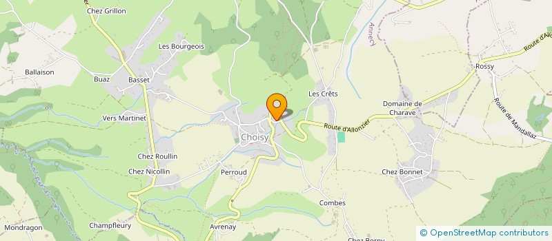 localisation de l'entreprise LA STARLINE  EPAGNY METZ-TESSY