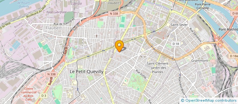 localisation de l'entreprise LA STATION 20 à ROUEN