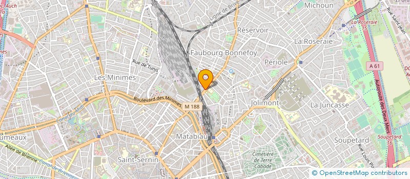 localisation de l'entreprise LA STATION à TOULOUSE