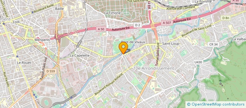 localisation de l'entreprise LA STATION à MARSEILLE