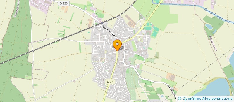 localisation de l'entreprise LA STATION  HRDT