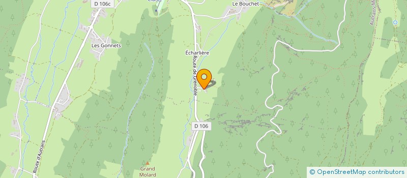 localisation de l'entreprise LA STATION  AUTRANS-MEAUDRE EN VERCORS