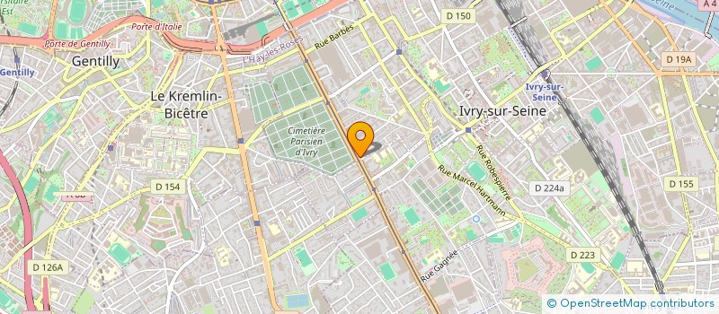 localisation de l'entreprise LA STATION AUTO-MOTO  IVRY-SUR-SEINE