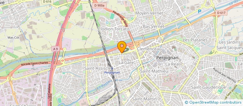 localisation de l'entreprise LA STATION - COWORKING à PERPIGNAN