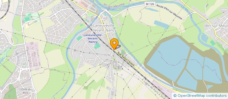 localisation de l'entreprise LA STATION DU PAIN  LANEUVEVILLE-DEVANT-NANCY