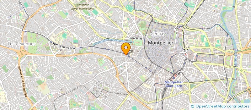 localisation de l'entreprise LA STATION GAMBETTA à MONTPELLIER