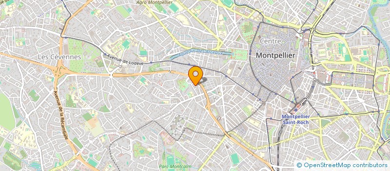 localisation de l'entreprise LA STATION MAGNETIQUE à MONTPELLIER