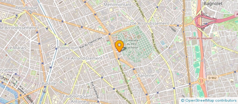 localisation de l'entreprise LA STATION PRODUCTIONS  PARIS