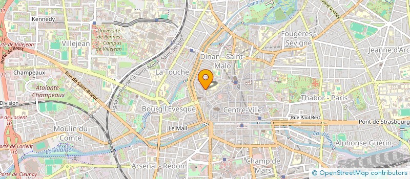 localisation de l'entreprise LA STATION SERVICE  RENNES