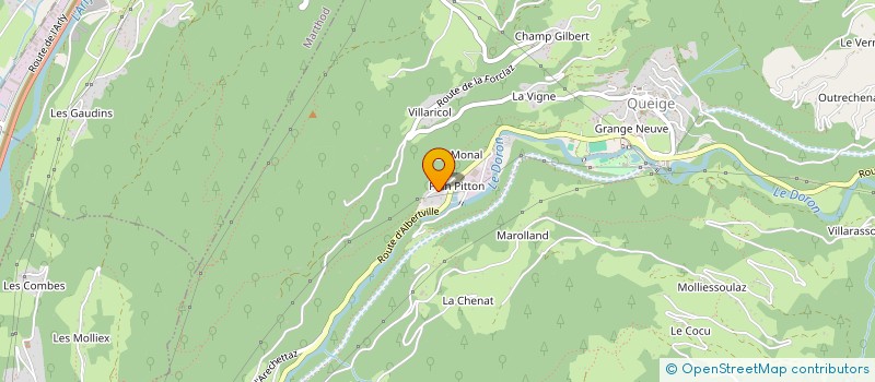 localisation de l'entreprise LA STAULETTE  QUEIGE