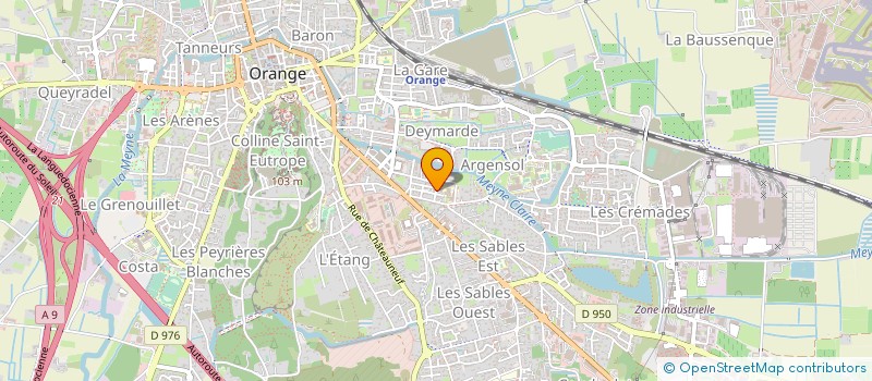 localisation de l'entreprise LA STE JEAN GERMAINE à ORANGE